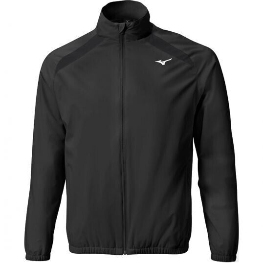 mizuno breath thermo move tech jacket black uk size medium