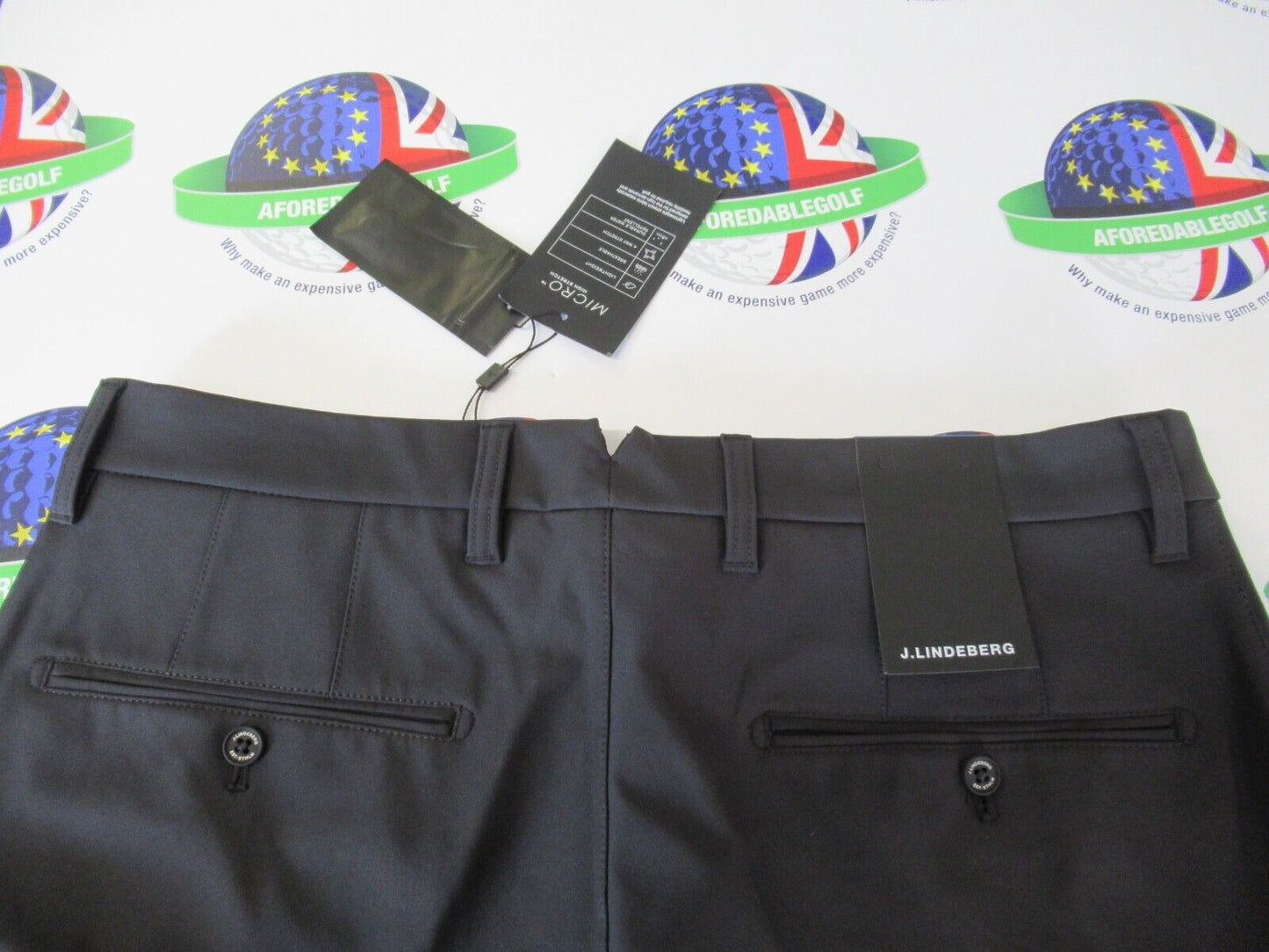 j.lindeberg ellott bonded fleece trousers black waist 36" leg 32"