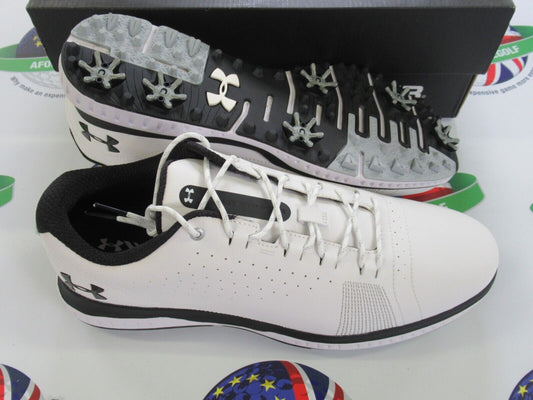 under armour fade rst 3 e white/black golf shoes uk size 9.5