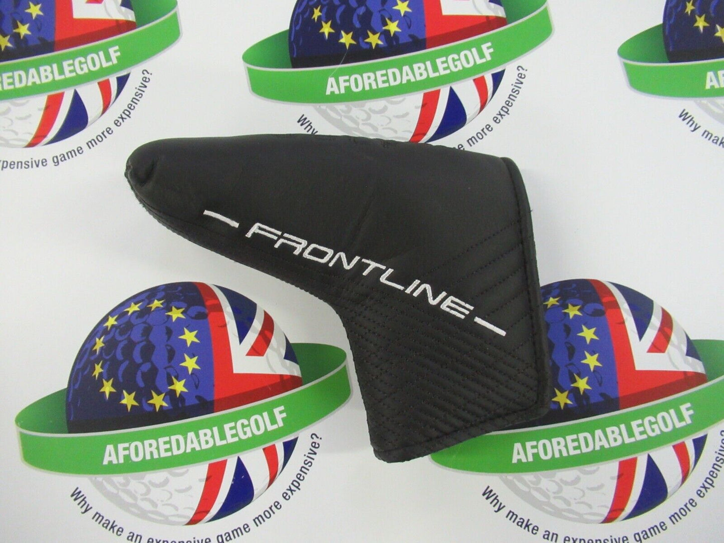 new cleveland frontline black blade putter head cover